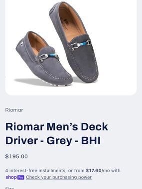 Room at Men’s Grey Deck Driver